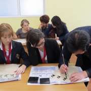 Для конкурса мы пишем кистью
