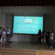 International Literacy Day is «Steps to Advance Literacy»