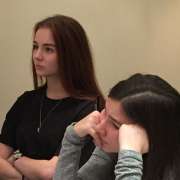 Главный тренер сборной школьников России по математике ведет уроки у учеников МЛШ на выездной сессии в Москве 