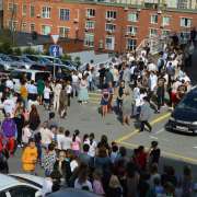 В Международной лингвистической школе прошла учебная пожарная эвакуация