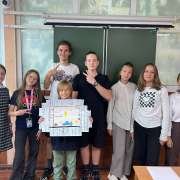 International Literacy Day в Международной лингвистической школе завершился созданием постеров 
