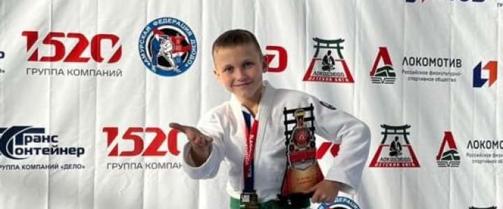 Ученик 6м3 класса Международной лингвистической школы Федор Галаев - победитель детской лиги «Локо-Дзюдо» 