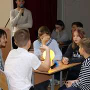 Пятиклассники Международной лингвистической школы открыли серию интеллектуальных игр «Game club»