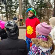 Ученики 3м1 класса Международной лингвистической школы сыграли в квест-игру «В поисках Масленицы» в «Седанка парке»