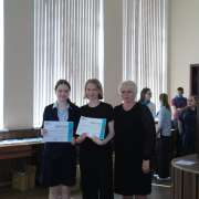 Ученицы 10в класса МЛШ стали победителями конкурса научных работ «Первые шаги в науку» Тихоокеанского государственного медицинского университета 