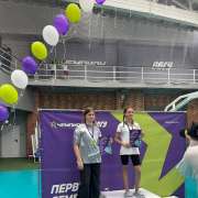 Ученицы 7м1 класса Международной лингвистической школы успешно выступили на соревнованиях по плаванию в СК «Чемпион» 